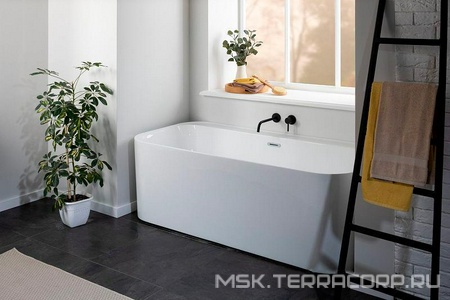 Ванна 1700x800хh580мм, отдельностоящая, интегрированный слив-перелив, д/к цв.хром в компл., (акрил цв.белый),  1 ZZ Allen Brau Infinity 2.21001.20