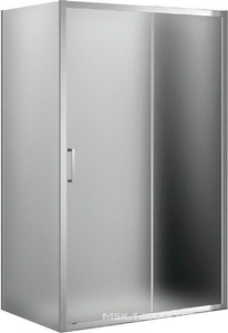 Душевой уголок 1200(1180-1220)х900(880-900)хh1950мм, прямоугольный, правый/левый, (стекло текстурное Punto 6мм, фурн.цв.хром),  ZZ Cezares Molveno MOLVENO-AH-11-120/90-P-Cr