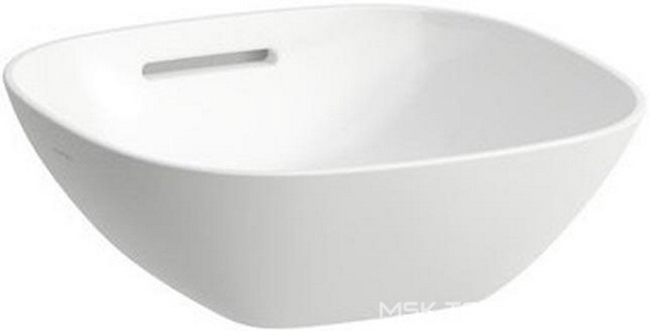 Раковина накладная на столешницу, 350х360хh1145мм, без отв.д/смесителя, (цв. белый),  ZZ Laufen Ino 8.1230.0.000.109.1