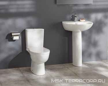 Чаша унитаза  NEW, безободковый, БЕЗ крышки-сиденья и бачка Jacob Delafon Patio UJV102-00