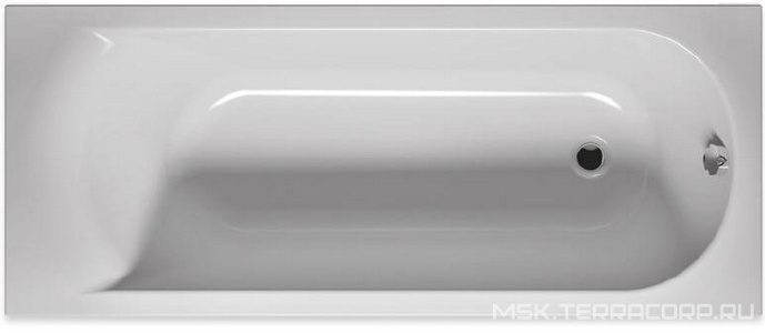 Ванна 170х70см, без ножек/рамы, панелей, слива-перелива, (акрил цв.белый),  Riho Miami B060001005