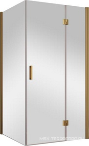 Душевое ограждение TUR NOVO 120х90х1900 см,Правое, одна распашная дверь со стороны 90 см, профиль бронза, стекло-бронза ZZ Vegas Glass AFP-Fis AFP-Fis TUR NOVO 90х120 05 05 Правое