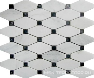 Мозаика из камня на сетке М20-212Р ZZ |29.5x34