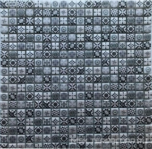 Мозаика Bonaparte Мозаика стеклянная Xindi Grey (15x15x6) ZZ 30x30