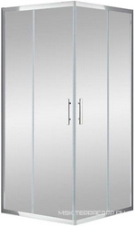 Дверь ЗАПЧАСТЬ для душ.уголка ECO-O-A-2-100-C-Cr (стекло прозрачное 6мм, фурн.цв.хром), Eco XX