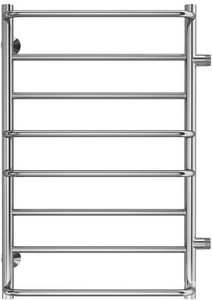 Полотенцесушитель водяной 500х800 мм, П8, боковое подключение, без фитингов, цв. хром ZZ Terminus Евромикс 4670078530158