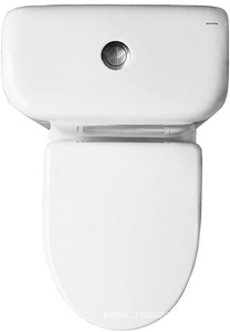 Унитаз-компакт "", косой выход, арматура 1-режим. "Уклад", сиденье полипропилен, крепление в комплекте Sanita Стандарт WC.CC/Standart/1-P/WHT.G/S1 (SDTSACC01090112)