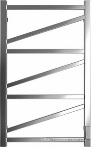 Полотенцесушитель электрический 80х50 см, скрытый монтаж, цв. хром KL Двин Z plaza neo 4657771772627