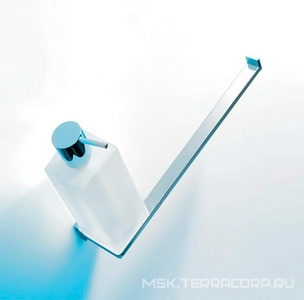 Полотенцедержатель+дозатор для жидкого мыла 32 см, хром,  Colombo Look B1674.000