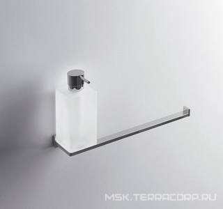 Полотенцедержатель+дозатор для жидкого мыла 32 см, хром,  Colombo Look B1674.000