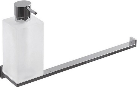 Полотенцедержатель+дозатор для жидкого мыла 32 см, хром,  Colombo Look B1674.000