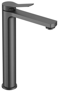Смеситель для раковины, Высокий, без д/к, (цв.вороненая сталь),  ZZ Vincea Arco VBF-4AR02GM