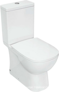 Чаша « Slim», + сиденье дюропласт, микролифт (ЗАП.ЧАСТЬ) Sanita Luxe Quadro WC.CC/Quadro/2-SlimDM/WHT.G/S1 (QDRSLCC01151022)