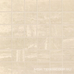 Mosaico Avorio Nat/Rett 5x5 ZZ |30x30