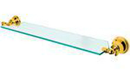 Полочка 70см (цв.золото/стекло прозр.)  ZZ TW Collection Harmony TWHA018oro