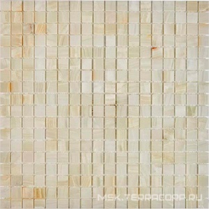 Мозаика Мастера Керамики Glass 200 White onyx ( чип 15x15) 30.5х30.5