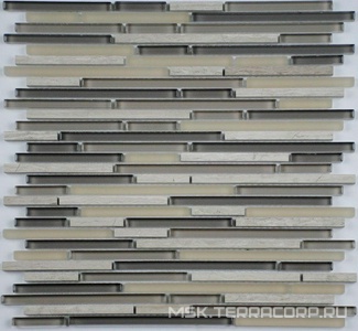 Мозаика Спектр-М Микс стекло Мозаика из стекла на сетке SK10-186 ZZ 30x30