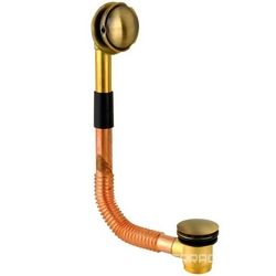 Слив/перелив д/ванны "clic-clac" латунь с медной трубкой, бронза ZZ