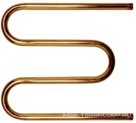 Полотенцесушитель М-1 600x600 мм, подключение 1", цвет бронза XX