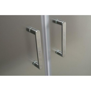 Дверь для душа, в нишу 1700-2000хh1900мм, раздвижная, 2 двери, 2 неподв.секции, (стекло рифленое Punto 5мм, фурн.цв.хром),  ZZ BelBagno Unique UNIQUE-BF-2-170/200-P-Cr