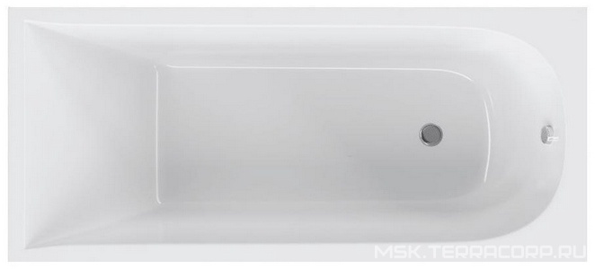 Ванна 170х75см, без ножек/рамы, панелей, слива-перелива, (акрил цв.белый),  ZZ Alba Spa Impero ВПР0200200100
