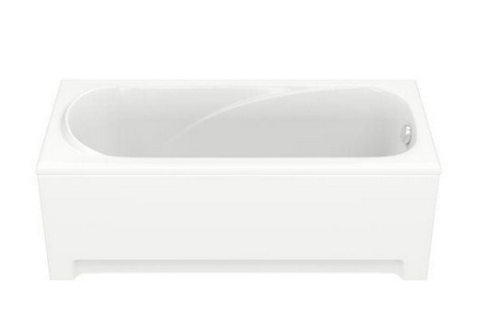 Ванна акриловая  170х75 см (без каркаса n147138 и слива-перелива КО00164), цвет белый ZZ Bas Толедо В 00035