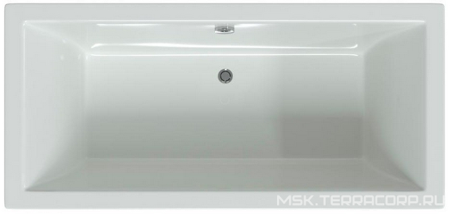 Ванна акриловая  170x80, каркас в компл., без слива-перелива 051009, цв. белый ZZ Berges TARI 050030