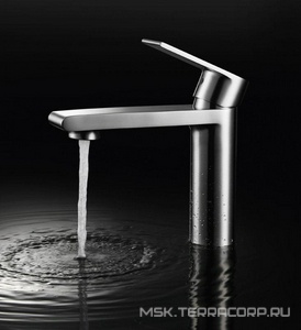 Смеситель для раковины, без д/к, (нерж. сталь, цв.сатин),  ZZ BelBagno Nova NOV-LVM-IN