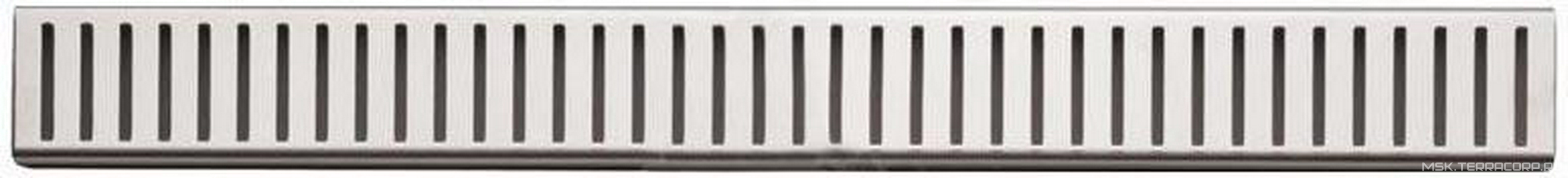 Решетка ""- 750 мм,  для водоотводящего желоба APZ1, хром глянцевый ZZ AlcaPlast Pure PURE-750L