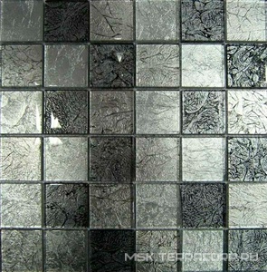 Мозаика Мозаика из стекла на сетке S10-078 |30x30 Спектр-М Микс стекло S10-078