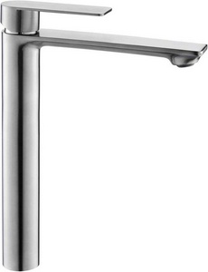 Смеситель для раковины, высокий, без донного клапана, цв.нержавеющая сталь XX ESKO Ekaterinburg EK25