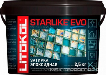 Затирка Starlike AZZURRO TAORMINA  C.353  голубой 2,5 кг.ZZ