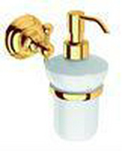 Дозатор для жидкого мыла настенный, (цв.гальван.золото),  ZZ Nicolazzi Classica 1489 GB