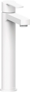 Смеситель для раковины, Высокий, с д/к, (цв.белый матовый),  ZZ Cezares Ovest OVEST-LSM1-A-BIO