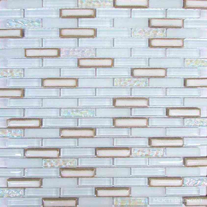 Мозаика из стекла на сетке SK10-109 ZZ |29.5x30.5