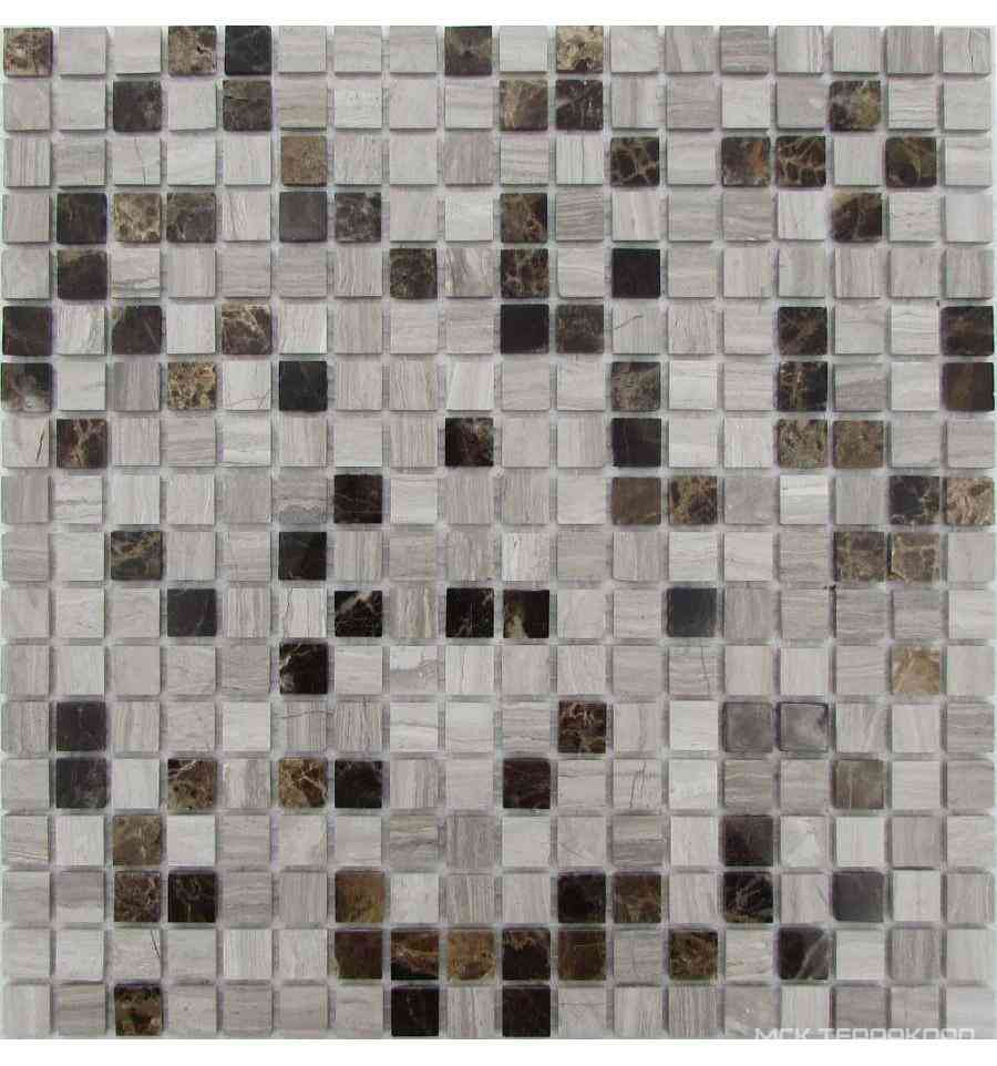 Мозаика из камня на сетке M20-072-15P ZZ |30.5x30.5