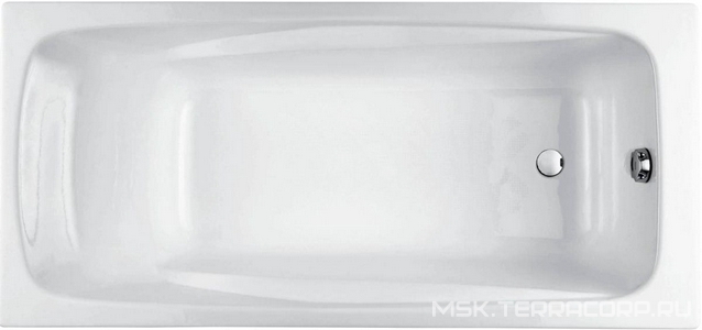 Ванна REPOS без отверстия для ручек /170x80/, без ножек ZZ Jacob Delafon Repos E2918-00