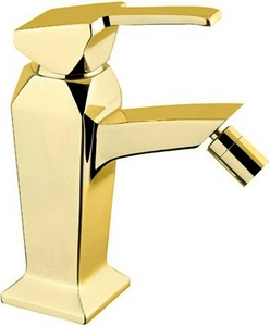 Смеситель для биде, с д/к, (цв.золото),  ZZ Cezares Legend LEGEND-BSM2-03/24
