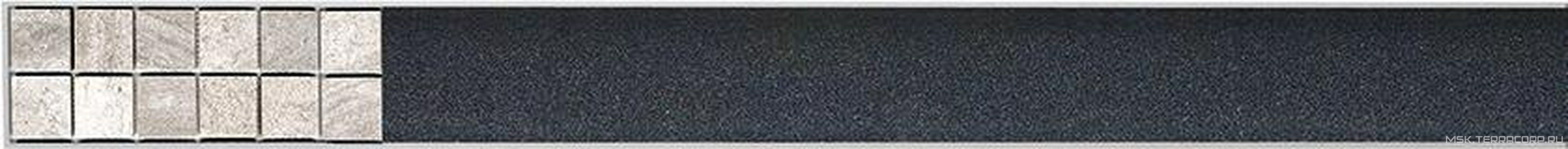 Решетка FLOOR-650 с установкой "под плитку" для водоотводящего желоба APZ6 ZZ AlcaPlast Floor FLOOR-650