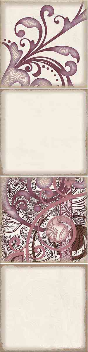 Декор Faenza Wine "Ornament" 1 XX|15.5x63