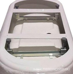 Каркас металлический для акриловой ванны Metauro Central ZZ