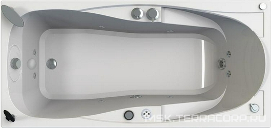 Акриловая ванна Radomir Парма-дона Лечебный Chrome 180x85 L, с пультом| 180x85x46