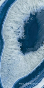 Керамогранит для пола и стены Gardenia Orchidea Slabs Agata Blu B Lap XX160x320 64095