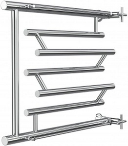 Полотенцесушитель "" в600*ш500 мм, с полкочками, БЕЗ уголков, сгонов, хром ZZ Ника ПМЗ ПМЗ ш50/в60 / с полочкой