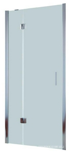 Дверь в нишу , 110x190 см, одностворчатая распашная, левая, профиль хром.глянец, стекло прозрачное Quick Nano ZZ Vegas Glass AFP AFP 0110 08 01/Quick Nano/ левая