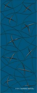 Декор Azori Vela Декор  Indigo "Stella" 20.1x50.5 587082002
