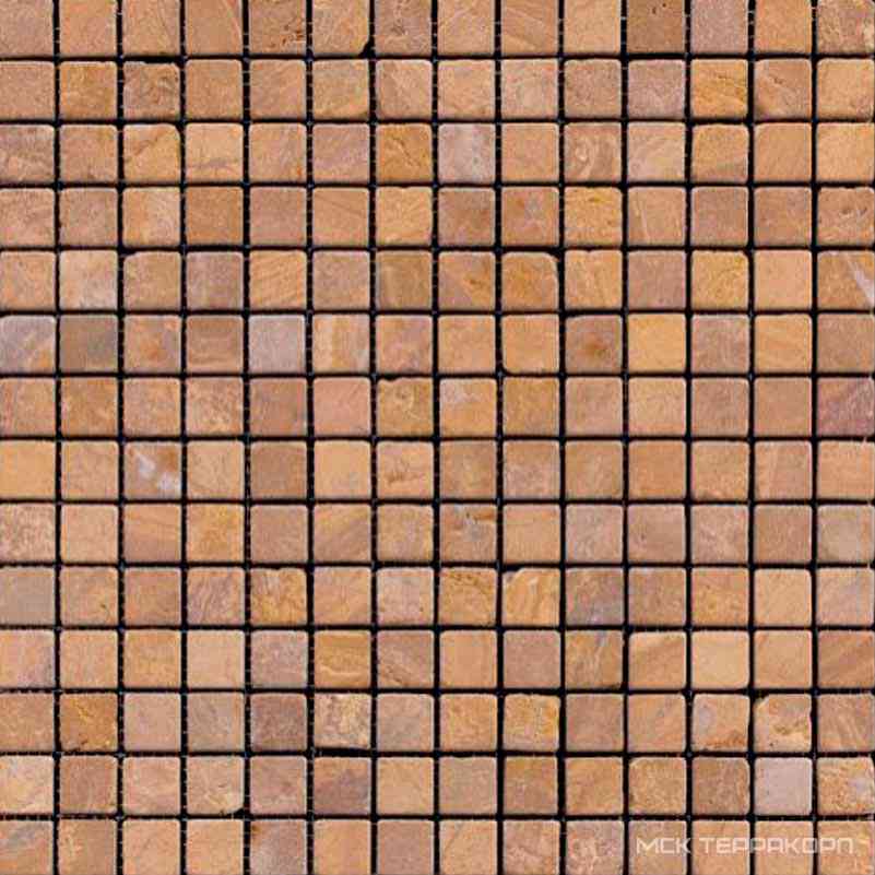 Мозаика из камня на сетке М20-128-20Т ZZ |30.5x30.5