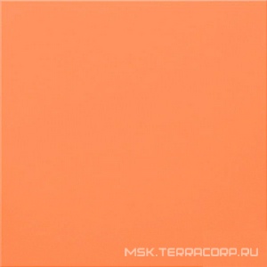 Керамогранит для пола и стены Уральский гранит Уральские фасады Грес Уральский UF026 насыщенно-оранжевый моноколор матовый60x60 UF026MR