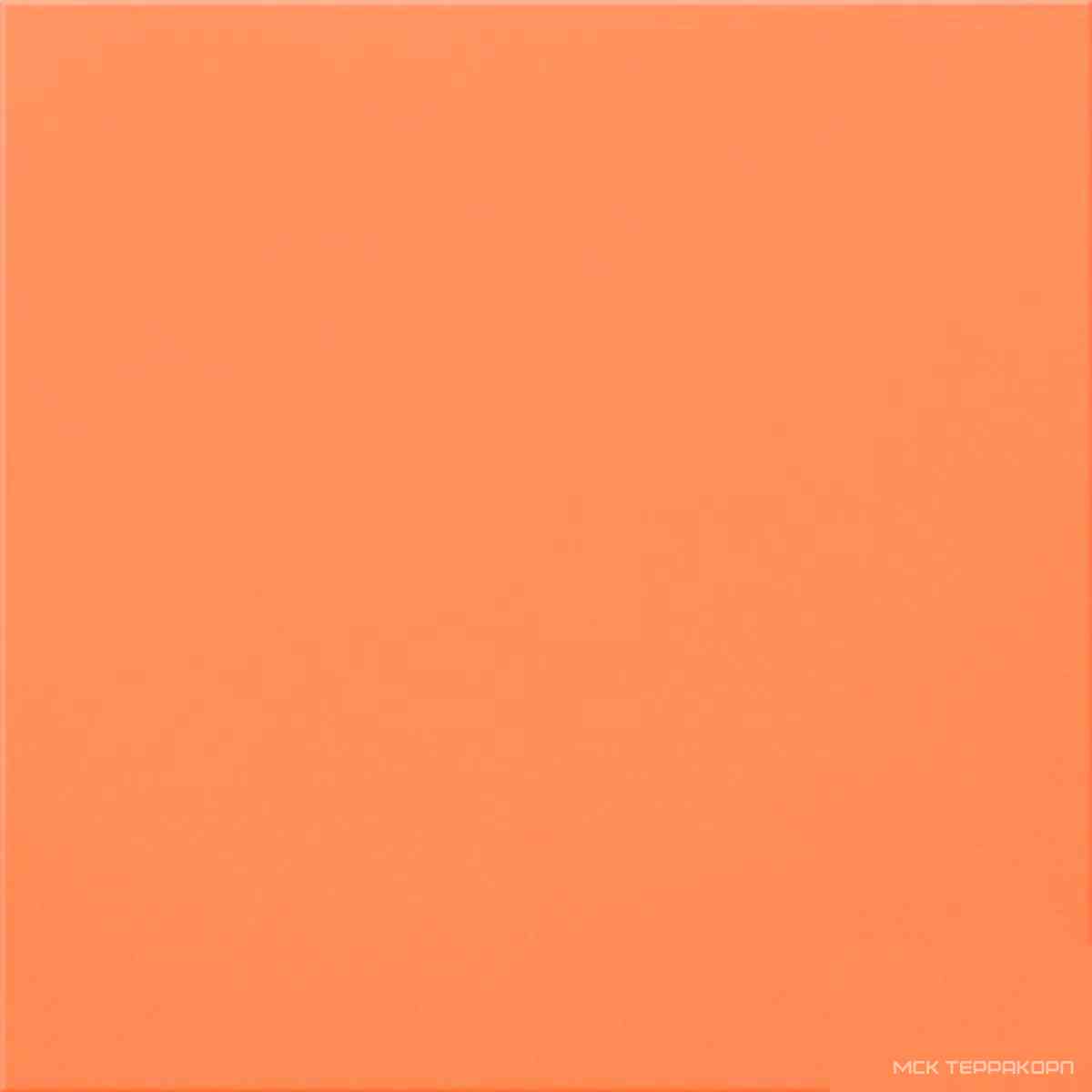 Грес Уральский UF026 насыщенно-оранжевый моноколор матовый|60x60