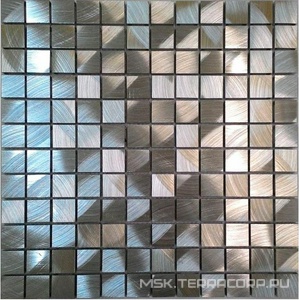 Мозаика Мозаика из металла на сетке A10-016 |30x30 Спектр-М Микс A10-016